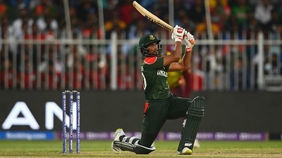 Mahmudullah threatened to take the game away from West Indies but could not provide the finishing touches. (Getty) Mahmudullah threatened to take the game away from West Indies but could not provide the finishing touches. (Getty)