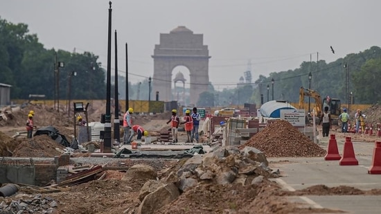 The Centre told the Court that six plots on the Central Vista which the present petition was related to housed structures. (PTI File)