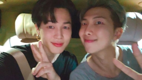 BTS members Jimin and RM.&nbsp;