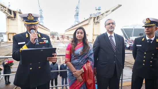 Indian Navy's Stealth Frigate Tushil Launched In Kaliningrad, Russia ...