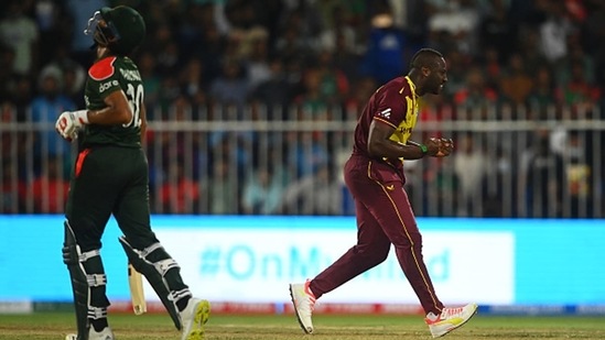 With 13 needed off the last over, Andre Russell bowled a brilliant final over as West Indies edged Bangladesh by 3 runs. (Getty)