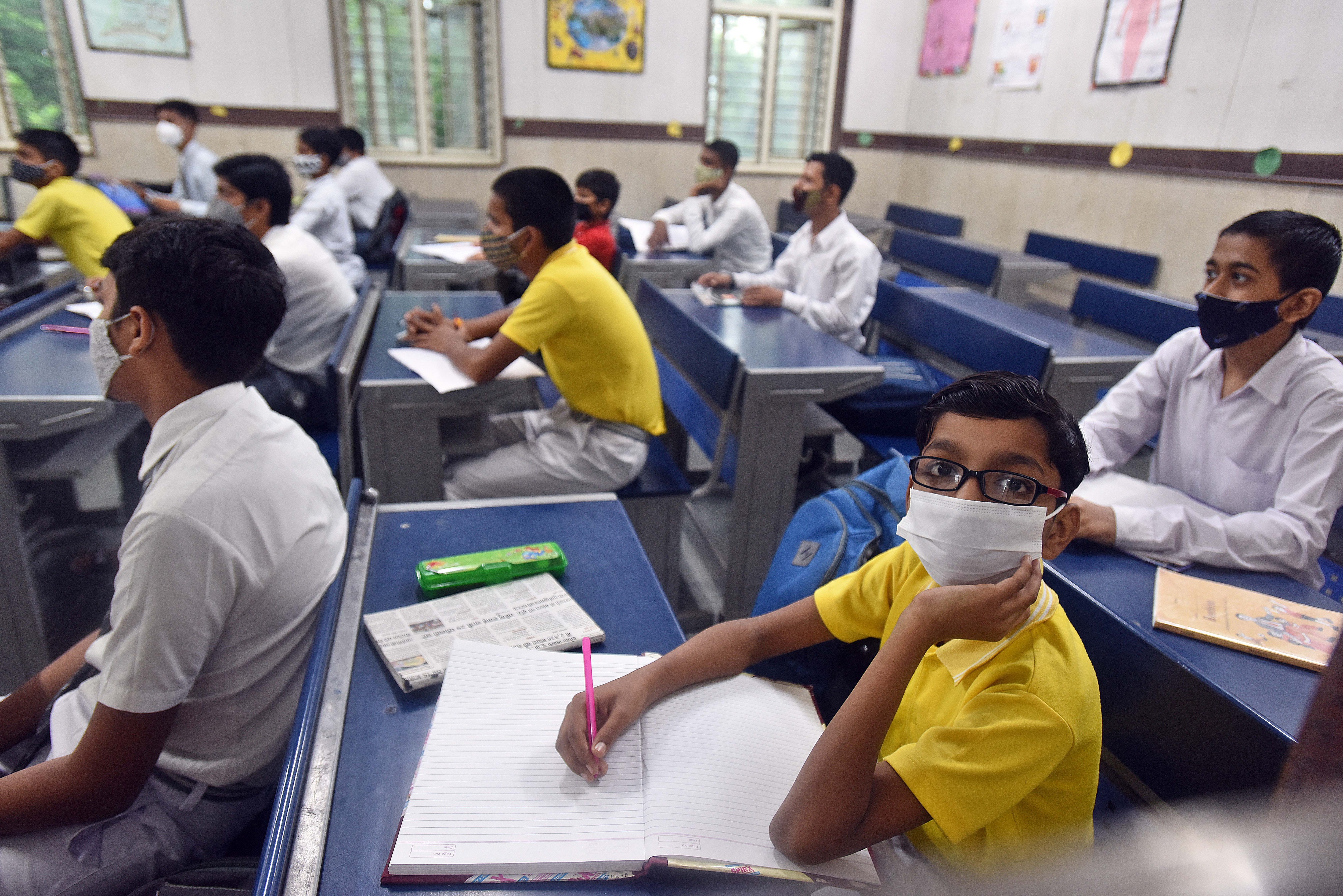 Schools had reopened for higher classes in September this year. (Photo: Raj K Raj/HT (For representational purposes only)) Schools had reopened for higher classes in September this year. (Photo: Raj K Raj/HT (For representational purposes only))