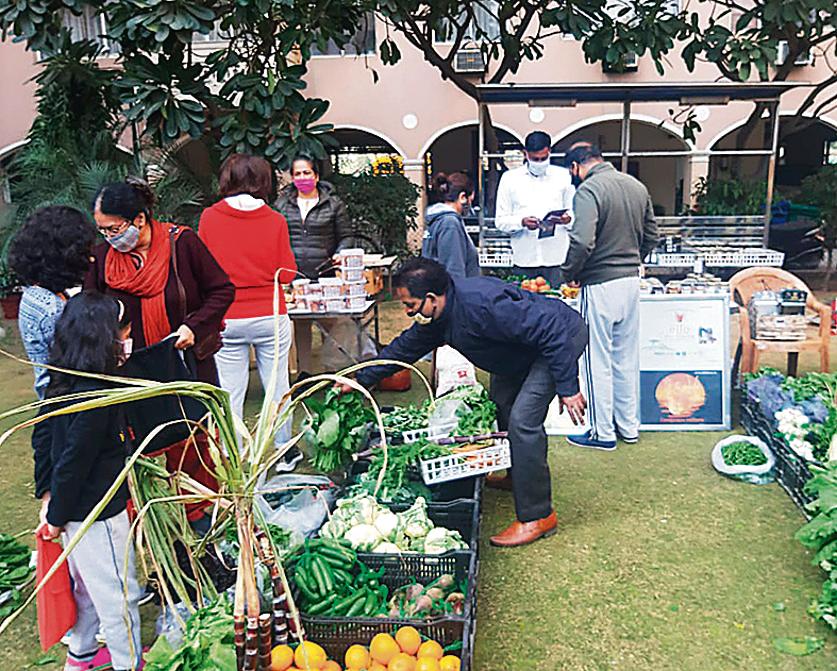This farmers’ market has a Diwali twist, with stalls selling diyas, dry fruits as well as other festive foods. This farmers’ market has a Diwali twist, with stalls selling diyas, dry fruits as well as other festive foods.