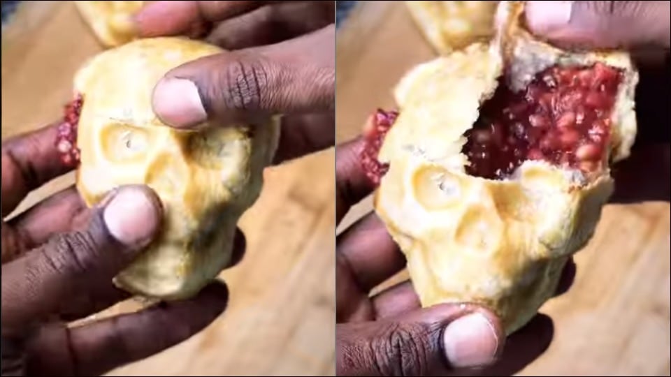 Pomegranate Puff Pastry Skulls (Instagram/turnipvegan) Pomegranate Puff Pastry Skulls (Instagram/turnipvegan)