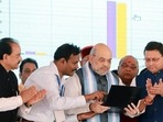 The home minister inaugurated three initiatives of the state government The home minister inaugurated three initiatives of the state government