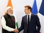 Rome, Oct 30 (ANI): Prime Minister Narendra Modi meets French President Emmanuel Macron on the sidelines of the G20 Summit, in Rome on Saturday. Rome, Oct 30 (ANI): Prime Minister Narendra Modi meets French President Emmanuel Macron on the sidelines of the G20 Summit, in Rome on Saturday. 