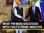 PM Modi met Italian PM Mario Draghi on Day 1 of his trip
