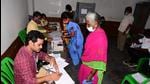 Late on Saturday night, officials of the State Election Commission said that the approximate voter turnout at 7 pm was 69% in Sindgi and 84% in Hangal. “Details will be updated soon,” read the Commission communication. (Agencies) Late on Saturday night, officials of the State Election Commission said that the approximate voter turnout at 7 pm was 69% in Sindgi and 84% in Hangal. “Details will be updated soon,” read the Commission communication. (Agencies)