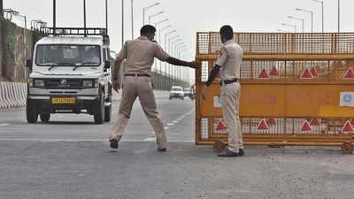 Police said he was arrested for trying to extort  ₹2 lakh from a Jharkhand-based businessman. (Photo by Raj K Raj / Hindustan Times)