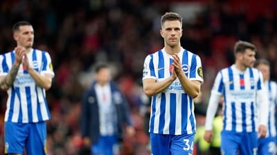 Premier League: Valiant Brighton fight back to draw at Liverpool (AP)