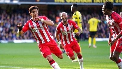 Adams gives Southampton 1-0 Premier League win at Watford (AP)