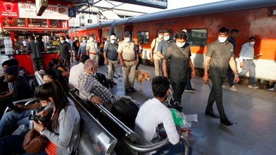 Indian Railways will run special trains next month, some of which will start from November 1. (PTI Photo) Indian Railways will run special trains next month, some of which will start from November 1. (PTI Photo)