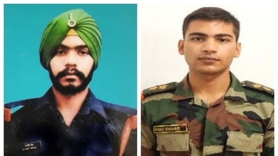 Lieutenant Rishi Kumar and Sepoy Manjit Singh were killed in a mine blast along the Line of Control (LoC) in Nowshera sector. (SOURCED) Lieutenant Rishi Kumar and Sepoy Manjit Singh were killed in a mine blast along the Line of Control (LoC) in Nowshera sector. (SOURCED)
