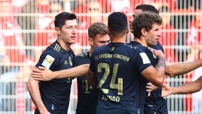Bayern hits back with 5-2 win at Union Berlin in Bundesliga (REUTERS)