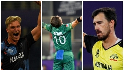 In celebration of left-arm fast bowling (HT COLLAGE) In celebration of left-arm fast bowling (HT COLLAGE)