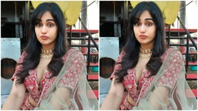 Assisted by celebrity stylist Juhi Ali, Adah left her tresses open in wavy curls with a middle part. (Instagram/@adah_ki_adah) Assisted by celebrity stylist Juhi Ali, Adah left her tresses open in wavy curls with a middle part. (Instagram/@adah_ki_adah)