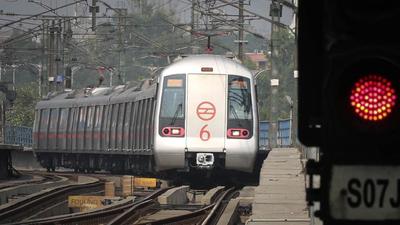 Managing director of Delhi Metro Rail Corporation (DMRC), said that the ridership has decreased by 48% from September 2019 to September 2021 (Sanchit Khanna/HT PHOTO) Managing director of Delhi Metro Rail Corporation (DMRC), said that the ridership has decreased by 48% from September 2019 to September 2021 (Sanchit Khanna/HT PHOTO)