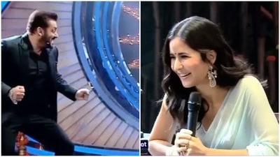 Katrina Kaif and Salman Khan on Bigg Boss 15.