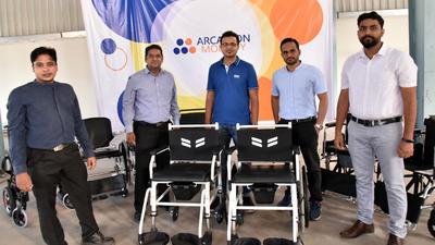 Arcatron Mobility - Cofounders (left to right) Kunal Kamble, Dewaj Baruah, Ganesh Sonawane, Arif Minaj Khan, Laxmikant Banjarey in Pune. (HT PHOTO) Arcatron Mobility - Cofounders (left to right) Kunal Kamble, Dewaj Baruah, Ganesh Sonawane, Arif Minaj Khan, Laxmikant Banjarey in Pune. (HT PHOTO)