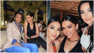 Deepika Padukone in Dubai with friends. Deepika Padukone in Dubai with friends.