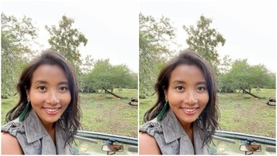 Ankita smiled for a selfie against the backdrop of a plethora of greenery. (Instagram/@ankita_earthy) Ankita smiled for a selfie against the backdrop of a plethora of greenery. (Instagram/@ankita_earthy)