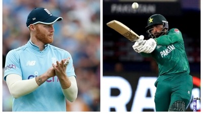 Ben Stokes reacts to Asif Ali's innings Ben Stokes reacts to Asif Ali's innings