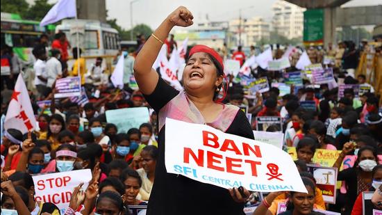 According to police, the youngster in Tamil Nadu had taken up the NEET in 2019 and 2020, but could not clear. So he tried his luck for the third time this year. (PTI)