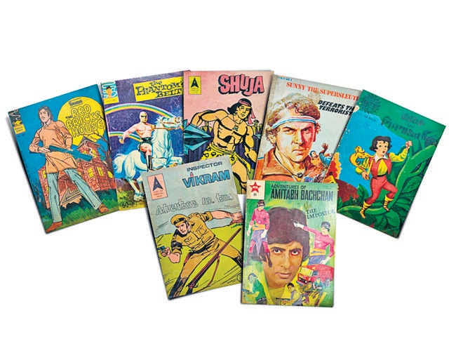 Prasad’s collection includes issues of Bahadur, arguably India’s first superhero, and Phantom; translations of Western fairy tales; and comic books starring actor Amitabh Bachchan and cricketer Sunil Gavaskar.