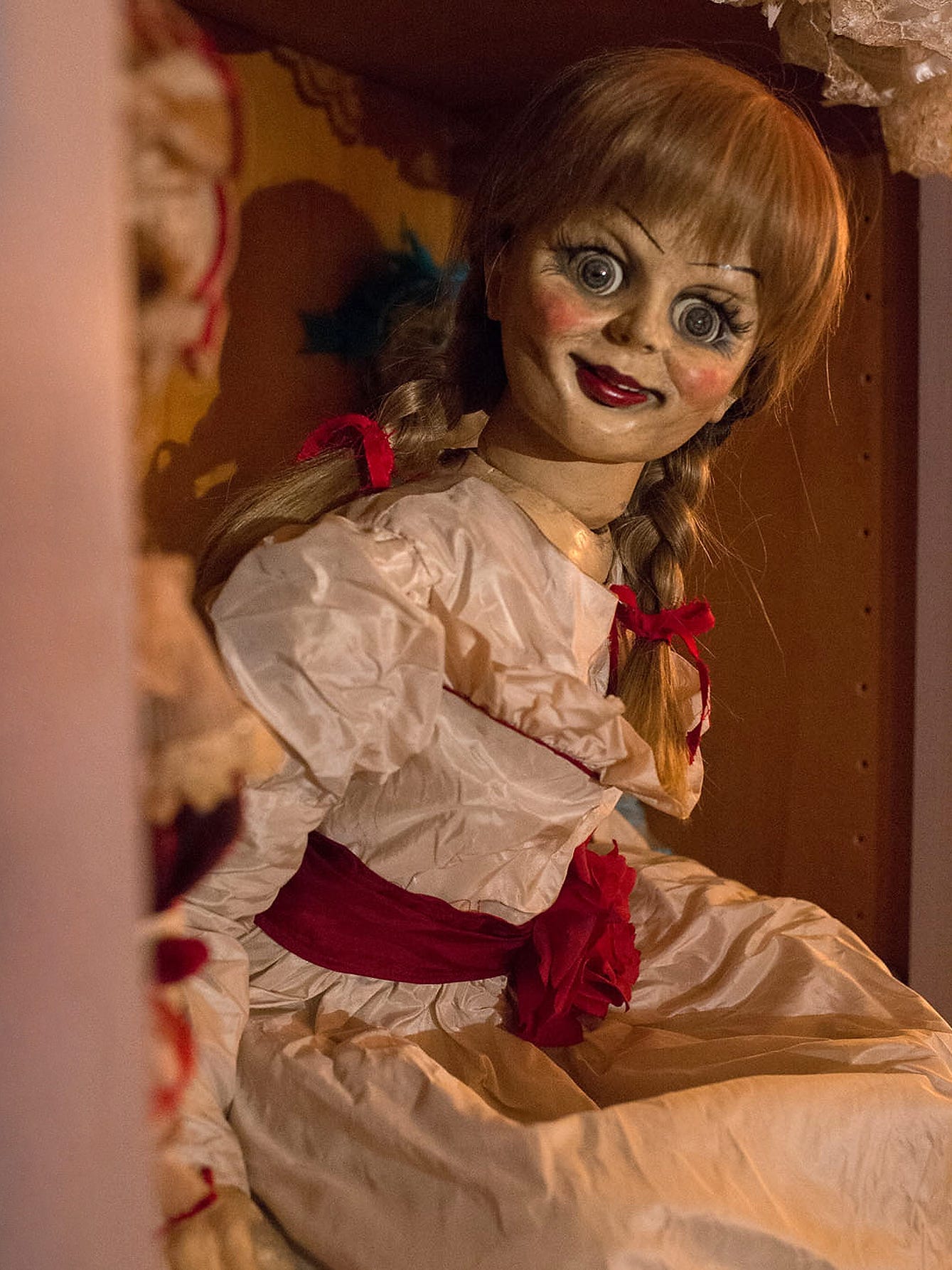 Assume that any toy you buy could come to life, so put down the glowering doll with opposable thumbs and pick a Glo Friend or a Barbie. (Annabelle) Assume that any toy you buy could come to life, so put down the glowering doll with opposable thumbs and pick a Glo Friend or a Barbie. (Annabelle)
