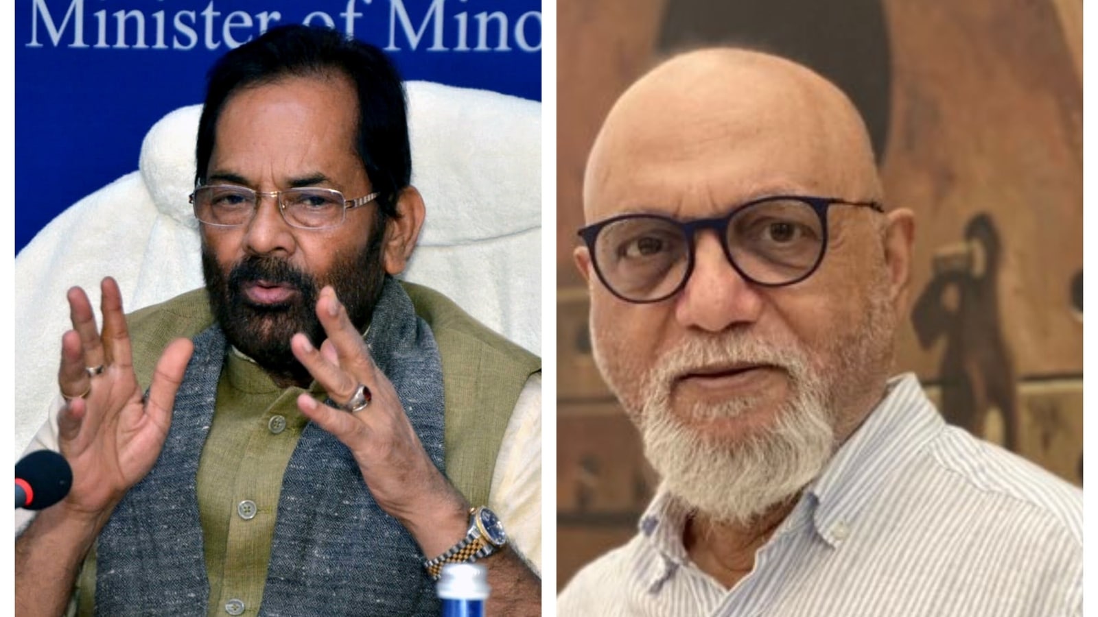 'Craze? Or conspiracy?': Mukhtar Abbas Naqvi's reply to Pritish Nandy over Modi-Pope hug