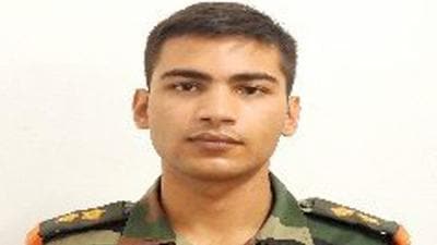 Lt Rishi Kumar and Sepoy Manjit Singh died along the Line of Control in Naushera sector of Rajouri on Saturday. (PTI Photo) Lt Rishi Kumar and Sepoy Manjit Singh died along the Line of Control in Naushera sector of Rajouri on Saturday. (PTI Photo)