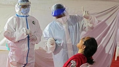 India records 12,830 Covid-19 cases, 446 deaths; recovery rate at 98.20% (HT file photo)