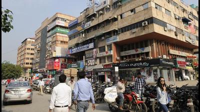 The incident took place at a parking lot in Noida’s Sector 18 market on Sunday evening. (HT Archive)