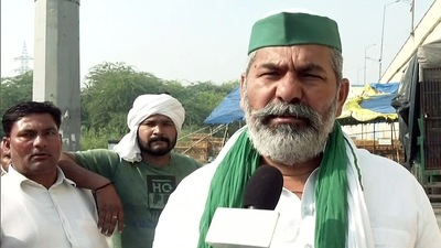 BKU leader Rakesh Tikait. (ANI ) BKU leader Rakesh Tikait. (ANI )
