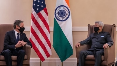 US secretary of state Antony Blinken and EAM S Jaishankar hold talks in Rome. (Twitter@SecBlinken)