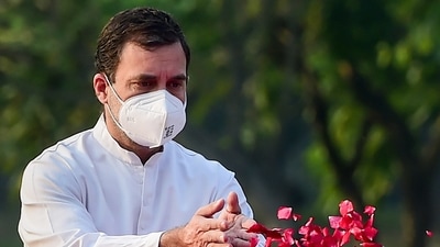 Congress leader Rahul Gandhi pays tribute to former prime minister Indira Gandhi on her 37th death anniversary, at Shakti Sthal, in New Delhi. (PTI) Congress leader Rahul Gandhi pays tribute to former prime minister Indira Gandhi on her 37th death anniversary, at Shakti Sthal, in New Delhi. (PTI)