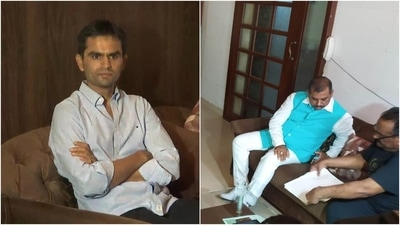 Wankhede’s wife, Kranti Redkar Wankhede, said the official visited their residence to see some original documents. (ANI) Wankhede’s wife, Kranti Redkar Wankhede, said the official visited their residence to see some original documents. (ANI)