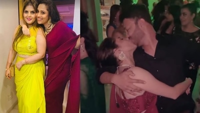 Ankita Lokhande attended a Diwali party this weekend.&nbsp;