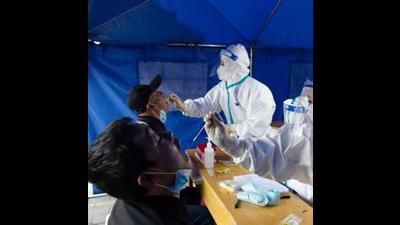 Srinagar district has the highest number of active Covid cases at 441 in Kashmir. (AFP)