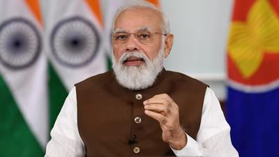 Prime Minister Modi also listed his government’s work towards strengthening the country’s unity in the last 7 years. (PTI Photo) Prime Minister Modi also listed his government’s work towards strengthening the country’s unity in the last 7 years. (PTI Photo)