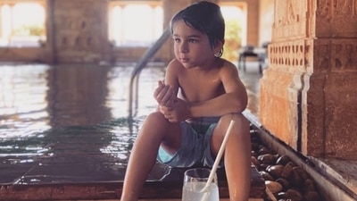 Kareena Kapoor has shared a picture of Taimur from their Rajasthan vacation. Kareena Kapoor has shared a picture of Taimur from their Rajasthan vacation. 