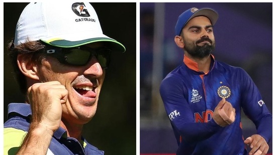 Brad Hogg and Virat Kohli collage. (File)
