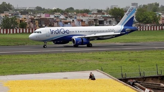 An IndiGo Airlines Airbus A320-200 aircraft(File photo)