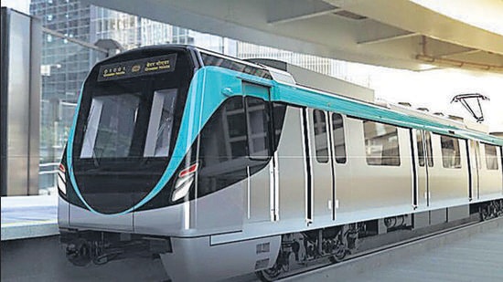 The DMRC has suggested ‘fewer’ stations so that the travel time can be reduced between the two destinations, said officials. (HT Photo)