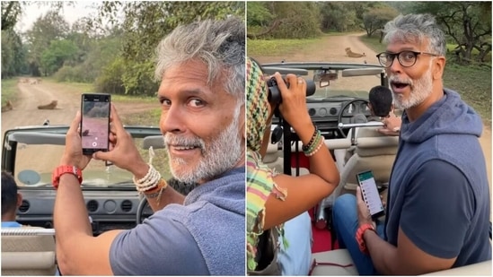 Milind Soman saw Asiatic Lions in the Gir National Park and this is how it went