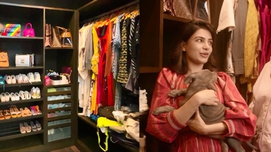 Samantha Ruth Prabhu has shared a glimpse of her walk-in closet.&nbsp;