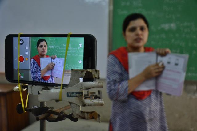 How do you ensure learning for children from families who’ve had low education and lack resources such as smartphones? (HT PHOTO)
