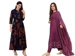 Anarkali styles are a huge hit online. Anarkali styles are a huge hit online.