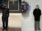 BTS members J-Hope and V visited the Leeum, Samsung Museum of Art. BTS members J-Hope and V visited the Leeum, Samsung Museum of Art.