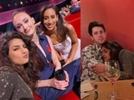 Priyanka Chopra with her Sophie Turner, Danielle Jonas and Nick Jonas. Priyanka Chopra with her Sophie Turner, Danielle Jonas and Nick Jonas. 